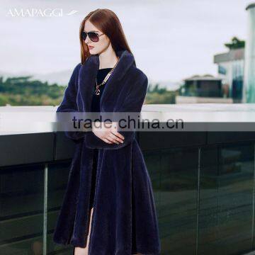 Factory sale full Length female mink fur coat for sex women