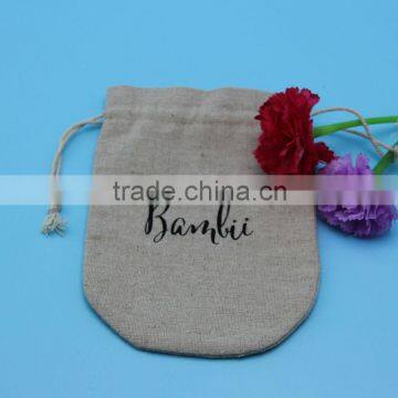 Wholesale Round Linen Jewelry Bag