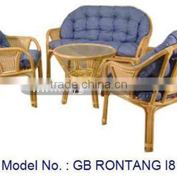 rattan living room furniture, rattan armchair, rattan table