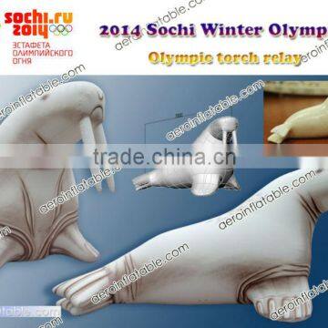 2014 Sochi Winter Olympics Inflatable walrus marine animal