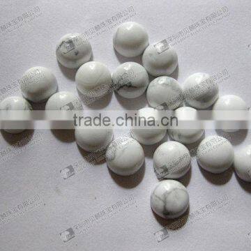 Wholesale gemstones howlite round cabochon loose beads