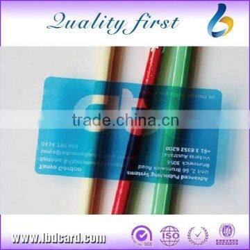 Low MOQs EM4305 NFC Transparent Business Cards Printing photo-3