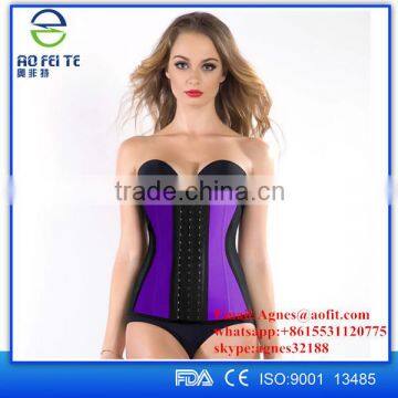 Aofeite Factory Sport Rubber Waist Trainer Cincher Corset Body Shaper Shapewear