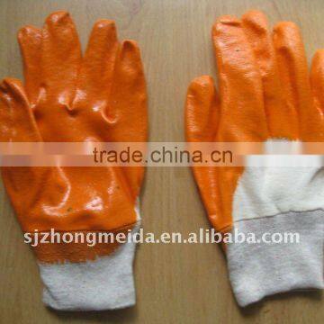 nitrile coated cotton glove