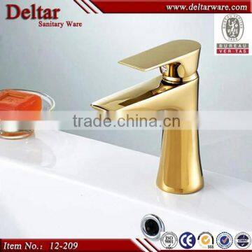 golden color wash basin tap, gold color water tap, copper material tap