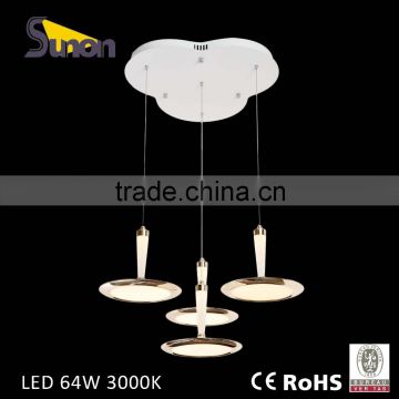 4 light led hanging light /chrome color led commeric linghing/led decorative lamp