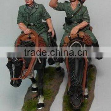 Custom German Cavalry Toy Soldier 2 pcs set/Make Own Design Soldier Plastic Figure/Factory Made Kids Troops Figures Toys