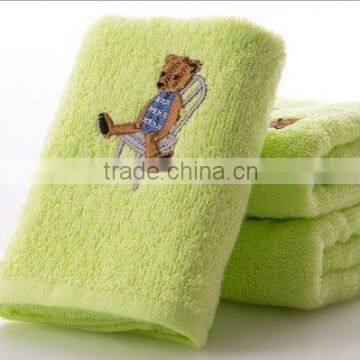 Cute Embroidered Bear Custom Design Towel photo-5