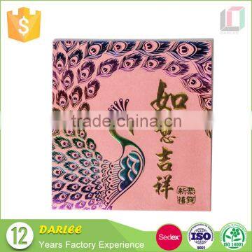 Factory latest design hot foil stamping embossed custom luxurious pocket fold envelopes