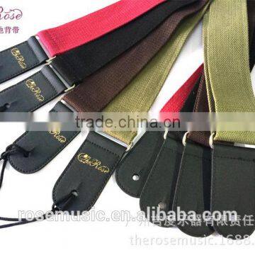 Manufacturing high - quality leather head dacron guitar straps