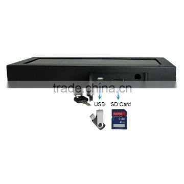 15 Inch Digital Signage in Store Bar Type Wide Screen Rolling Video Display Digital Advertising Panel photo-3
