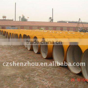ASTMA53 GR.B ERW pipe/Cement mortar anticorrosive