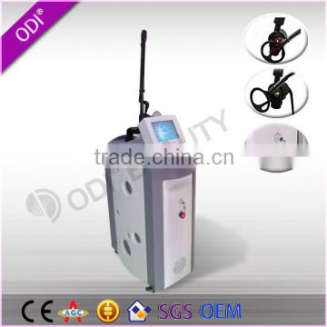 Painless 40w C600 CE Approval Pigment Removal Salon Beauty Equipment Fractional CO2 Laser Treat Telangiectasis Pigment Removal