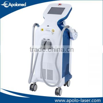 ipl elight blood vessels removal skin whitening HS 650 ipl hair removal by shanghai med apolo medical tech