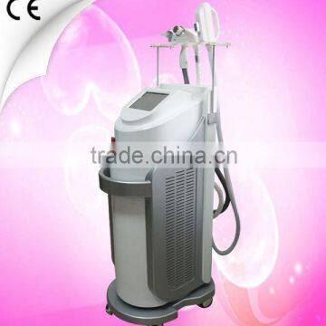 Effective facial multifunction beauty machine elight hair removal/IPL+RF+nd yag Laser tattoo removal machine with OEM-YH-III