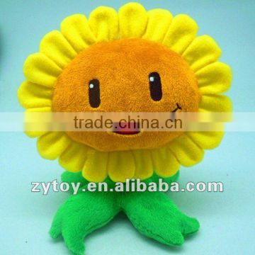 Cute Plush Sunflower Toy OEM