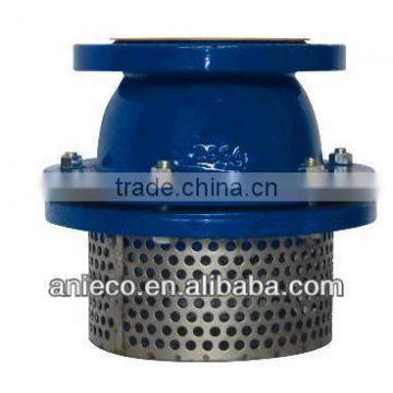 Cast iron bottom valve, stainless steel filter