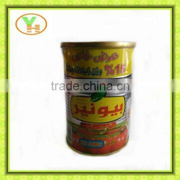 70G-4500G China Hot Sell Canned tomato paste,sauce chilli tomato ketchup