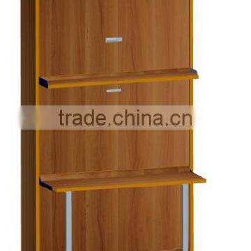 Folding Murphy Wall Bed Mechanism Equip With a Desk and a Bookshelf Hardware photo-4