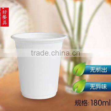 6oz 180ml Eco friendly corn starch biodegradable disposable plastic cups