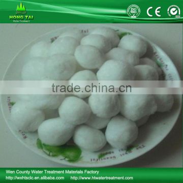 Filled Polyester Fiber Ball for water treatment/White Polyester Snow ball for decoration