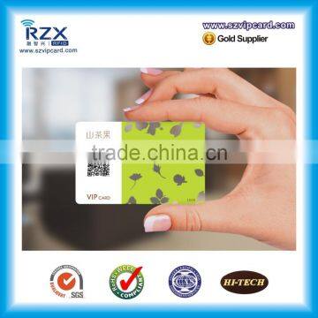 Cr80 Clear PVC Transparent Card photo-3