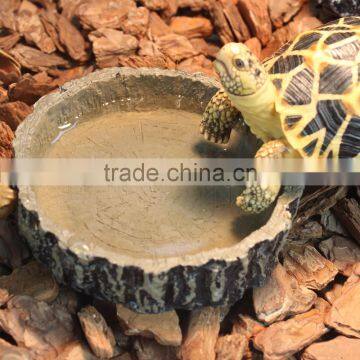 Nomoypet new 2016 factory wholesale tortoise resin water basin pet bowl