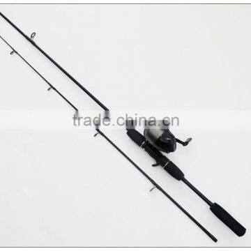 fishing combo with closed face baitcasting reel