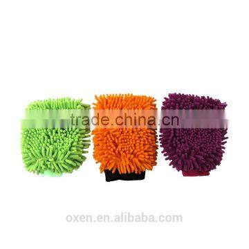 Chenille cleaning Glove with various color