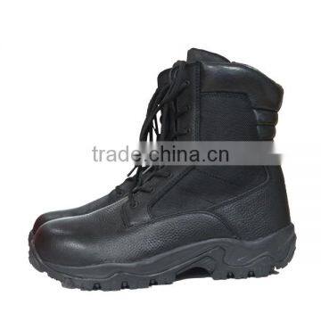 High Quality Black Leather Military Boots For Men photo-4