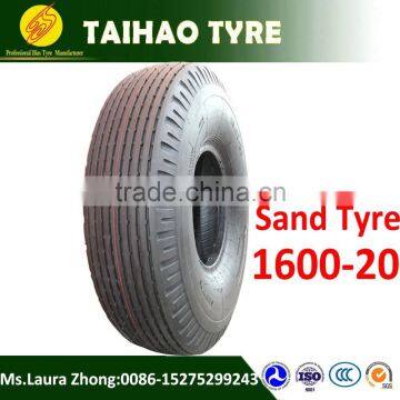 Hot Sale TAIHAO Brand Desert Tyre/Sand Tyre 1600-20 New Pattern TH808