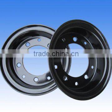 split steel wheel rim for forklift s 4.00E-9 for tyre 600-9