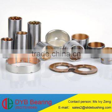 Wrapped Steel Bushing / Cross Split Carbon Steel Bronze Alloy(CuSn10Pb10) Bimetal Bush/Double Metal Layer bi Metal Bushing photo-5