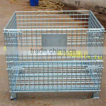 Steel Stacking Folding Warehouse Cages, Storage Cages