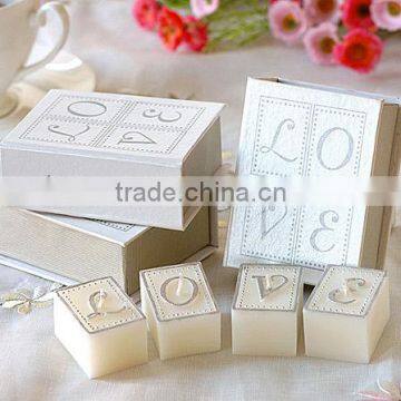 European and American Style Wedding Favor Candles Romantic Love Letter Book Candle photo-5