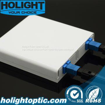 Fiber Optic FTTX 2 Ports Faceplate