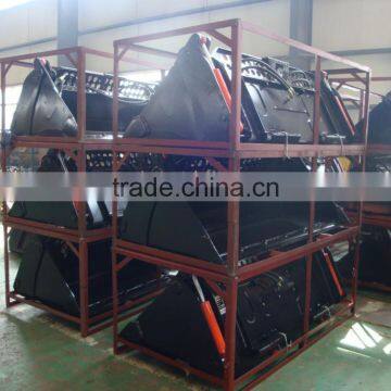 Skid Steer Loader Attachment 4 in 1 Bucket (skid Loader Attachment,bobat Attachment,attachment) photo-3
