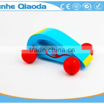 Green Color Wood Toys Racing Car Toy for Kids,Education City Games Wooden Car Model Toy photo-6