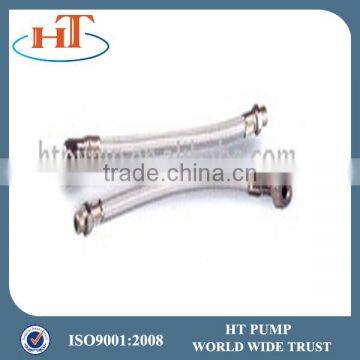 water pump aluminium braided flexible hose with elbow