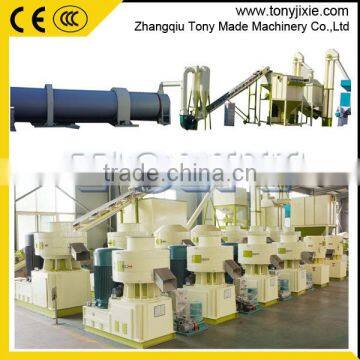 Hot sale biomass energy equipment wooden log biofuel pellet making line/oilves pellet plant