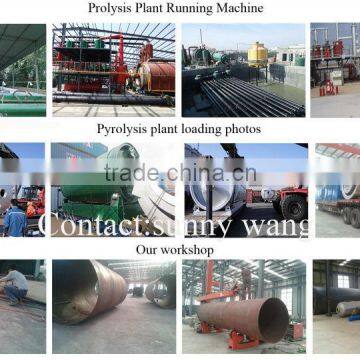 DAYI Environmental Friendly Pyrolysis Plant Machinery Equipment For Tyre Plastic And Rubber Getting Raw Oil photo-5