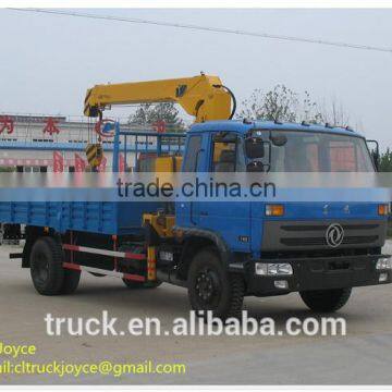 5-10tons knuckle crane, truck with hiab, lorry crane