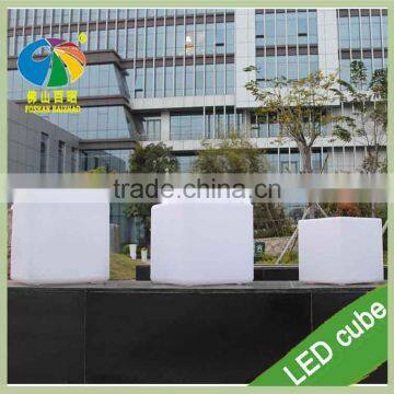 RGB Color Changing LED Cube Chairs Light Cube Seat