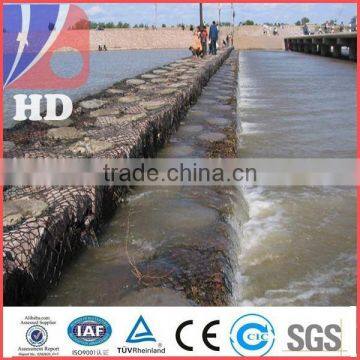 Hexagonal gabion wire mesh use for river regulation