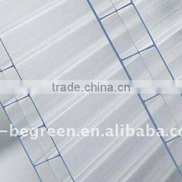 Guangzhou China PC hollow sheet, polycarbonate sun sheet for construction