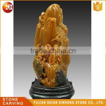 Precious Natural Shanshui Dark Color Jade photo-2