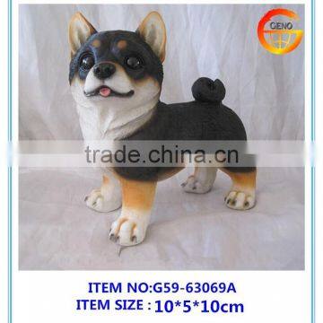 Geno popular mini fiberglass dog welcome statues