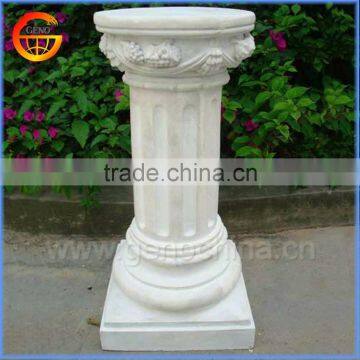 Popular designs fiberstone column plant stand