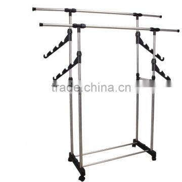 Telescoping Garment Rack With Four Hangers photo-2