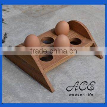 Wooden Egg Holder Oak Eggs Tray